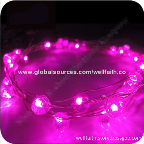 CE & RoHS battery operated micro LED copper string light